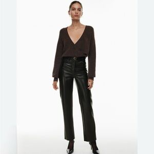 Aritzia Wilfred Melina (Short Length) Pant in Black
